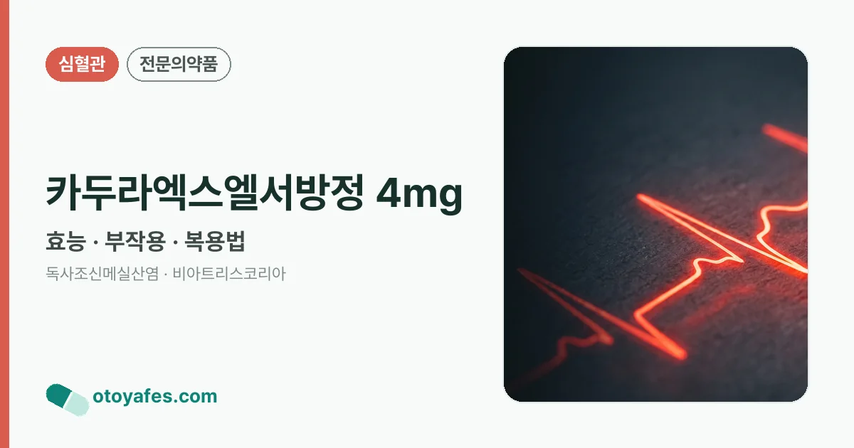 카두라엑스엘서방정 4mg 정리 썸네일