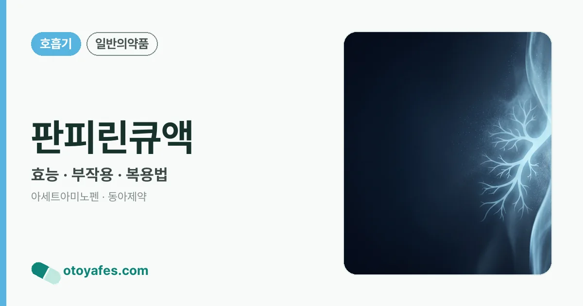 판피린큐액 정리 썸네일