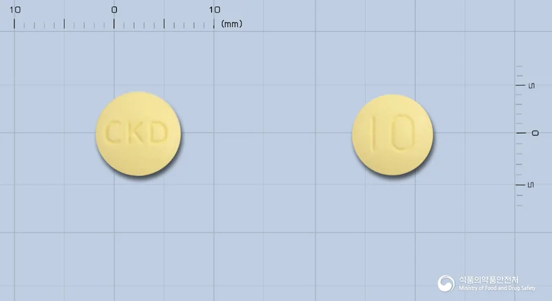 뉴로페질정10밀리그램 실물 사진