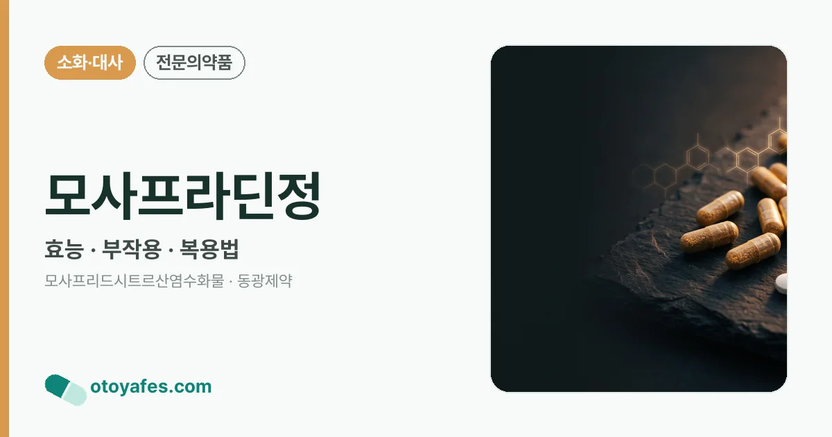 모사프라딘정 정리 썸네일