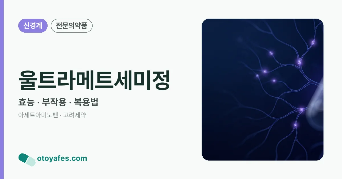 울트라메트세미정 정리 썸네일