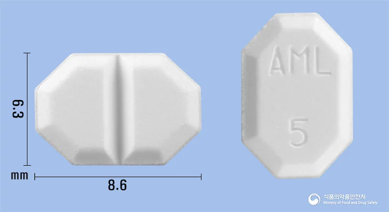 암피베실정5mg 실물 사진