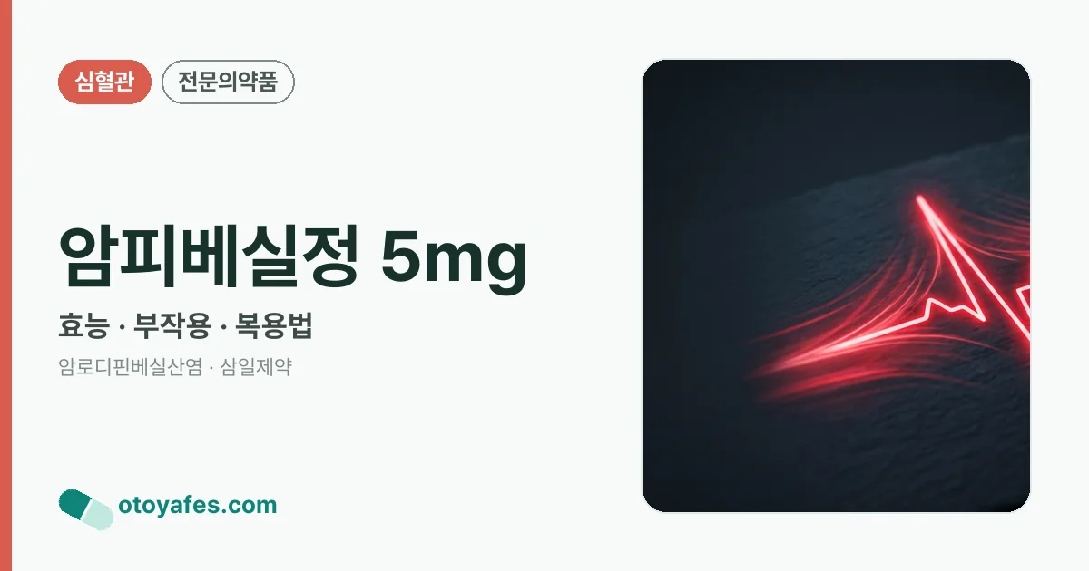 암피베실정 5mg 정리 썸네일