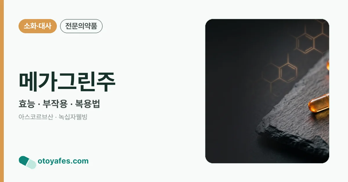 메가그린주 정리 썸네일