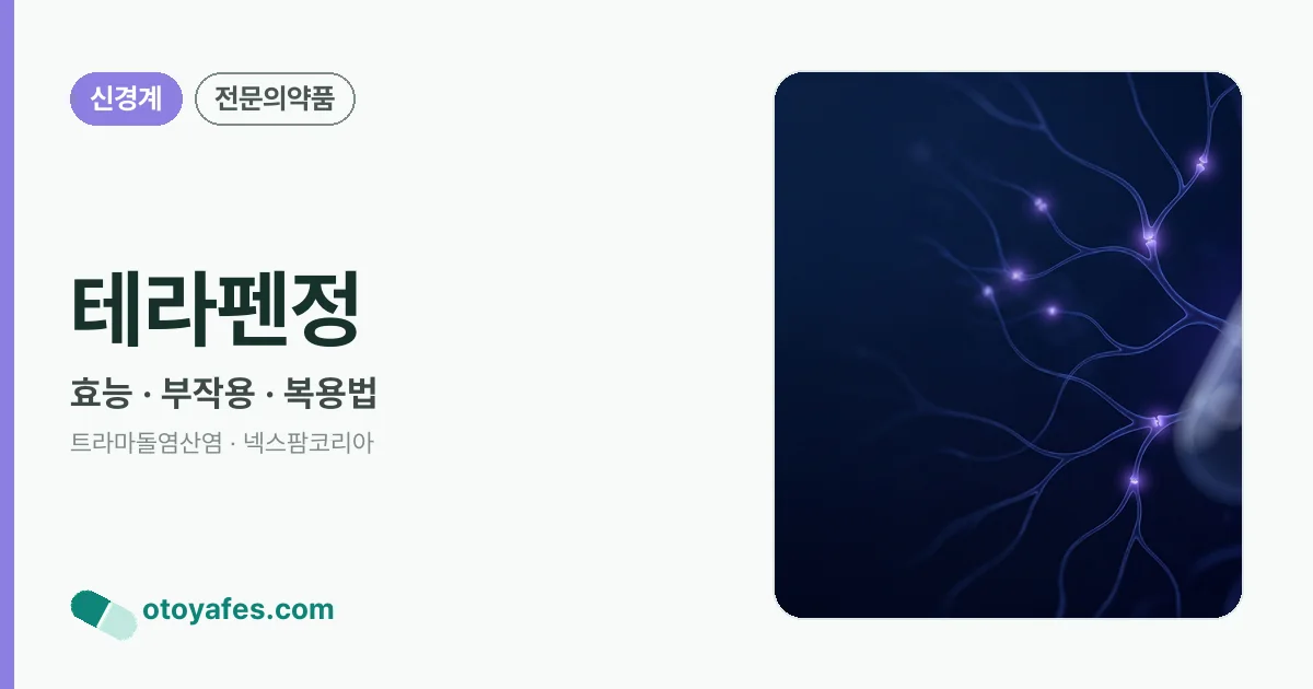 테라펜정 정리 썸네일