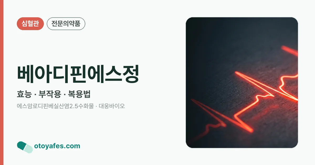 베아디핀에스정 정리 썸네일