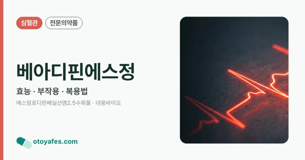 베아디핀에스정 정리 썸네일