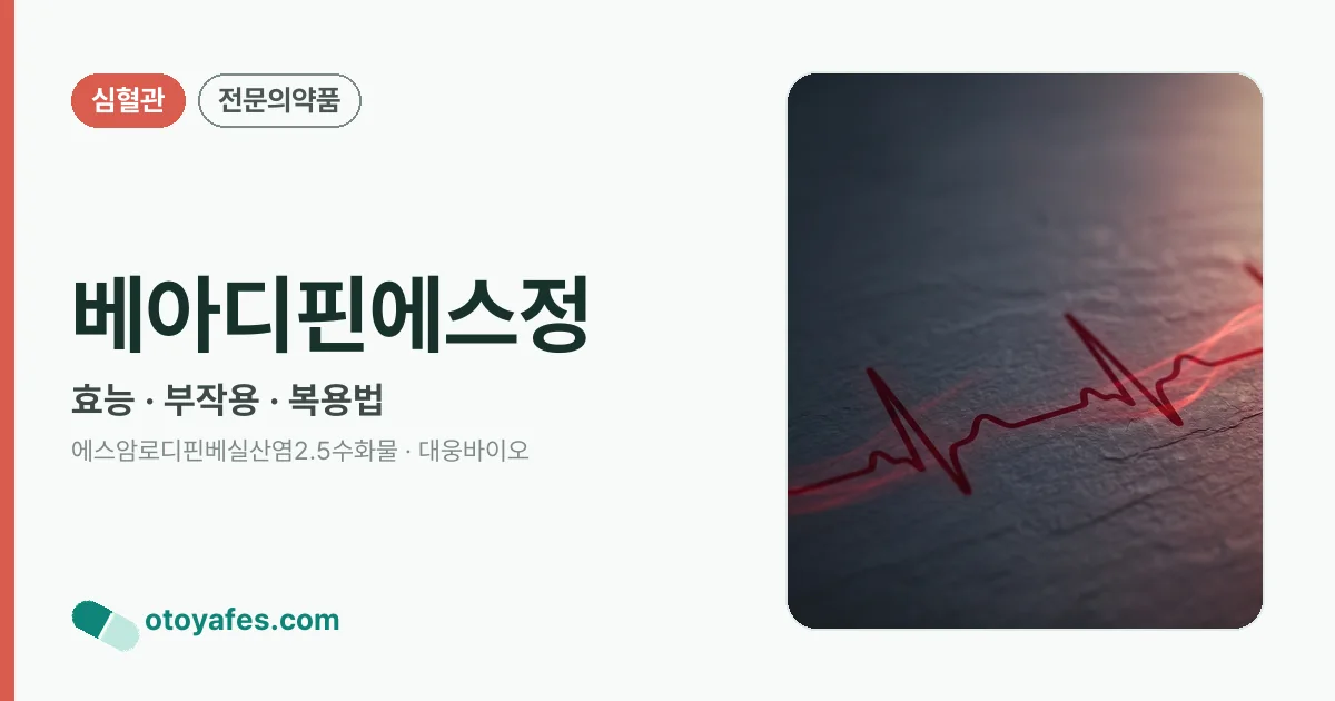 베아디핀에스정 정리 썸네일