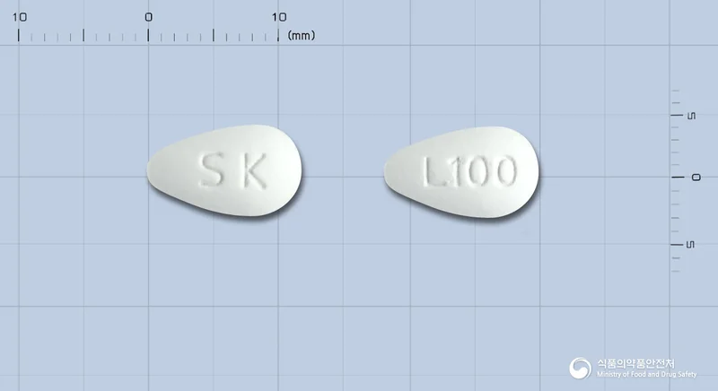 코스카정100mg 실물 사진
