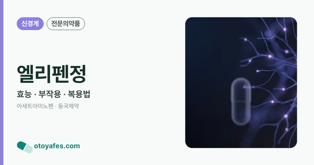 엘리펜정 정리 썸네일