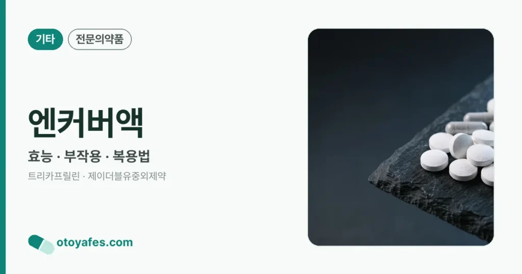 엔커버액 정리 썸네일