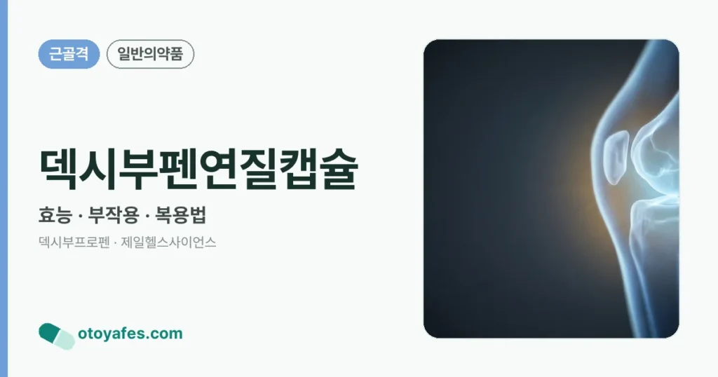 덱시부펜연질캡슐 정리 썸네일