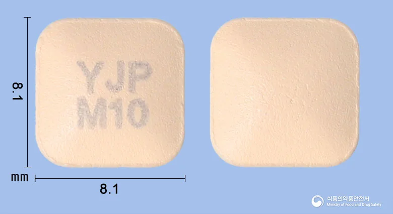 몬카스트정10mg 실물 사진