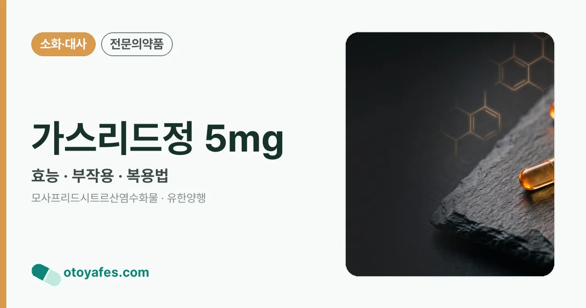 가스리드정 5mg 정리 썸네일