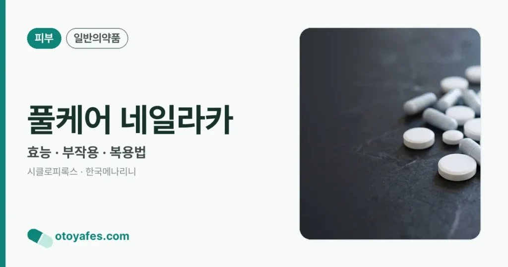 풀케어 네일라카 정리 썸네일