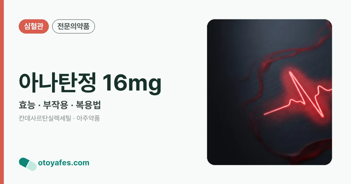 아나탄정 16mg 정리 썸네일