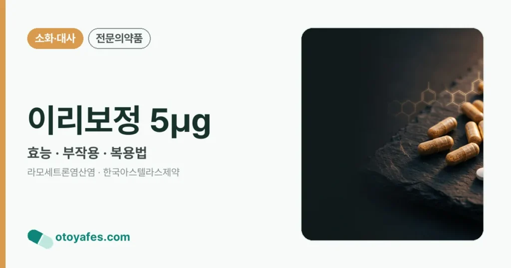 이리보정 5㎍ 정리 썸네일