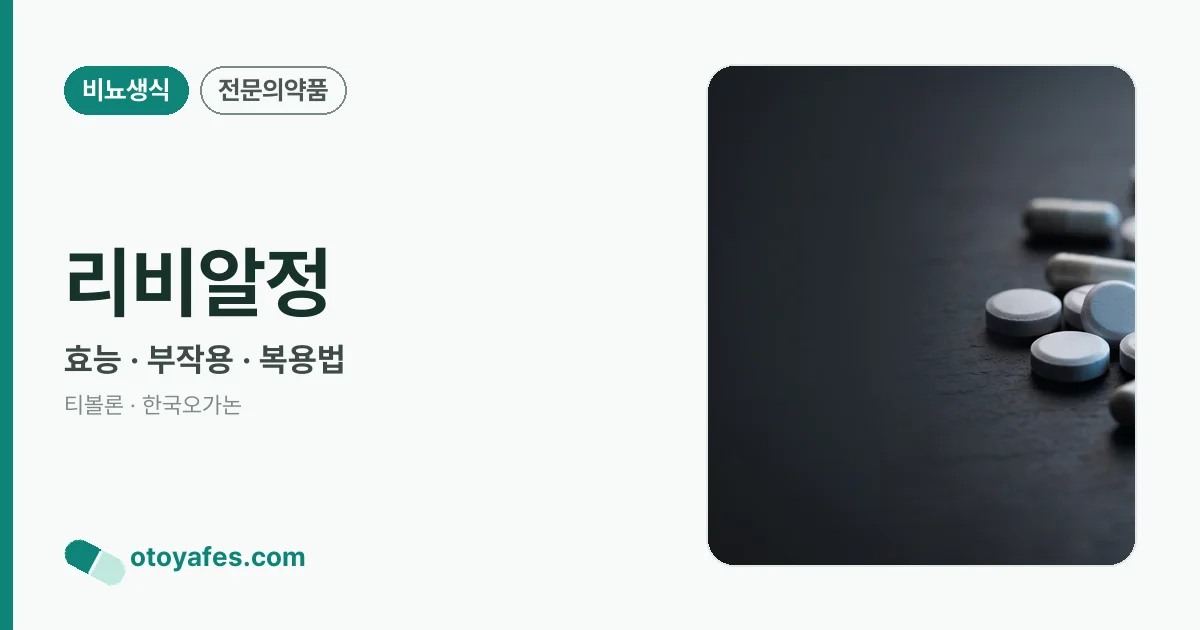 리비알정 정리 썸네일