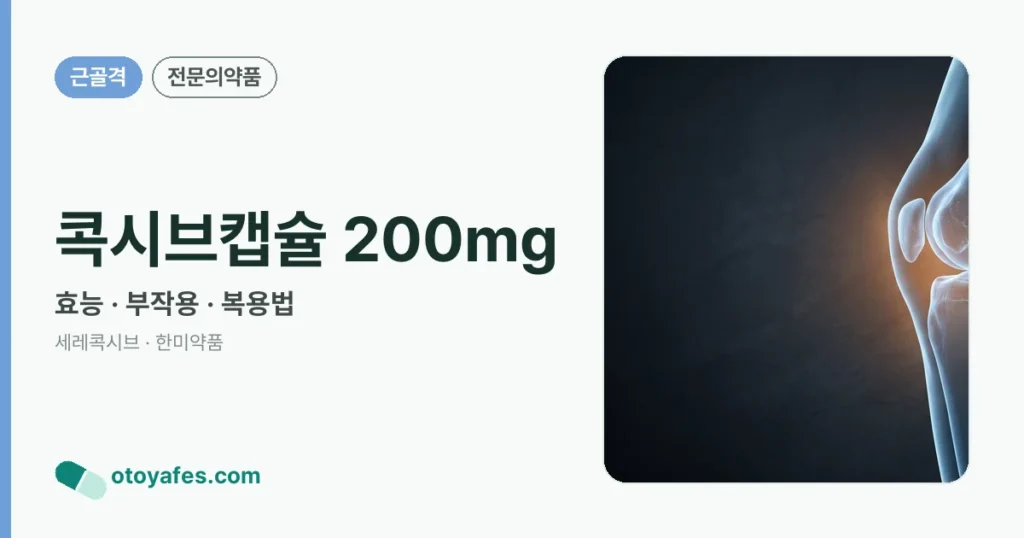 콕시브캡슐 200mg 정리 썸네일