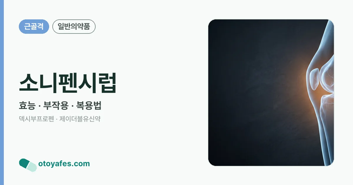 소니펜시럽 정리 썸네일