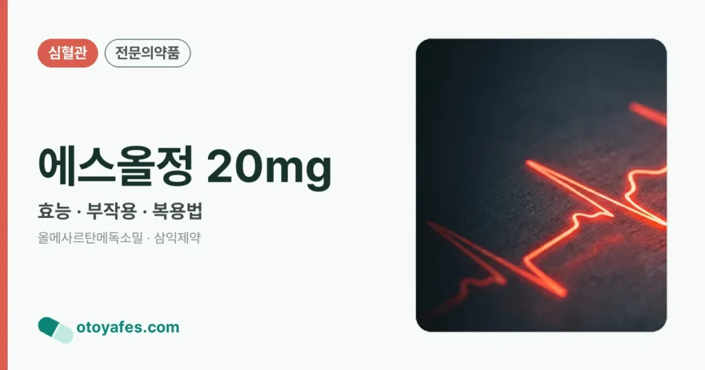 에스올정 20mg 정리 썸네일