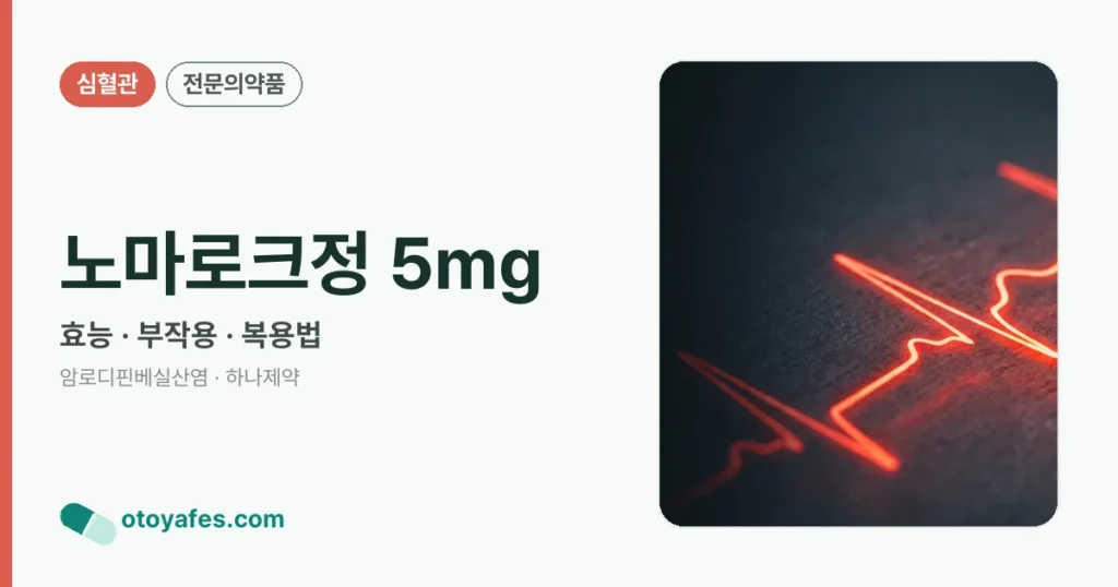 노마로크정 5mg 정리 썸네일