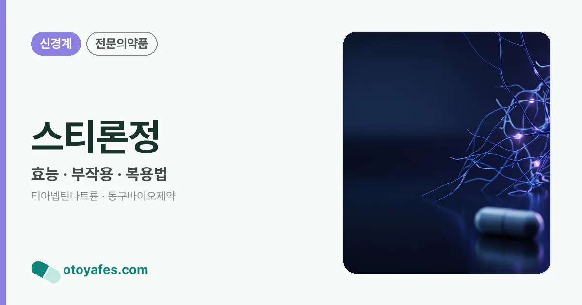 스티론정 정리 썸네일