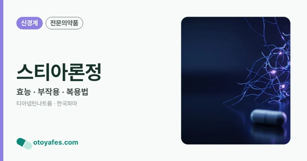 스티아론정 정리 썸네일