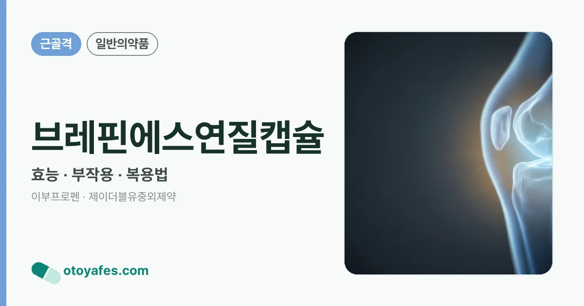 브레핀에스연질캡슐 정리 썸네일