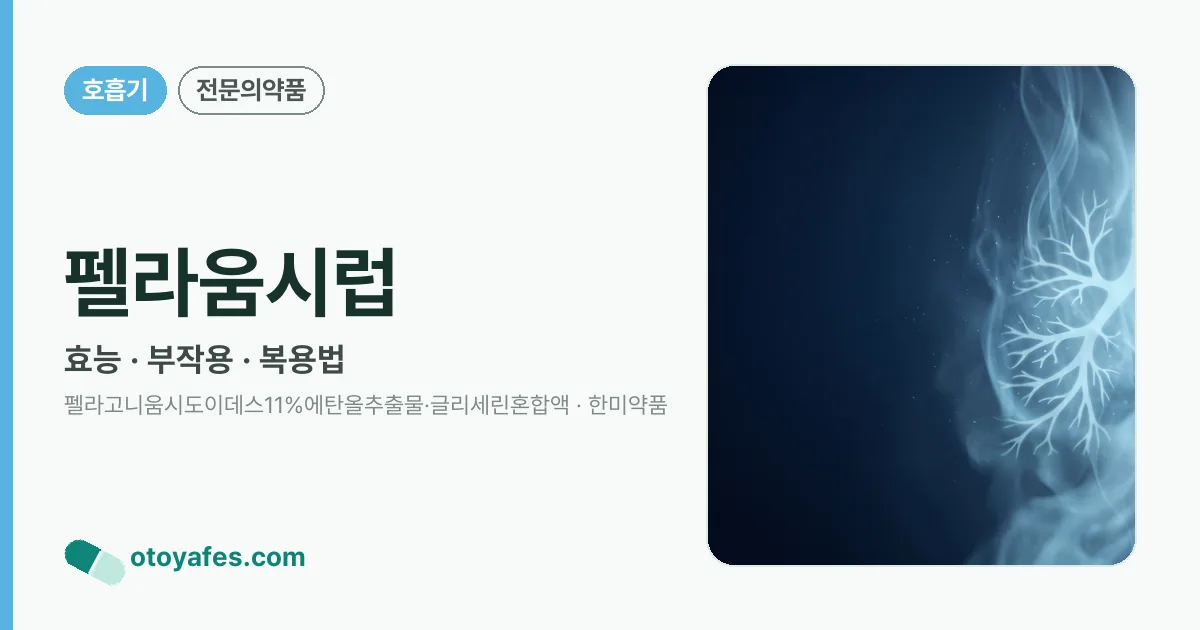 펠라움시럽 정리 썸네일