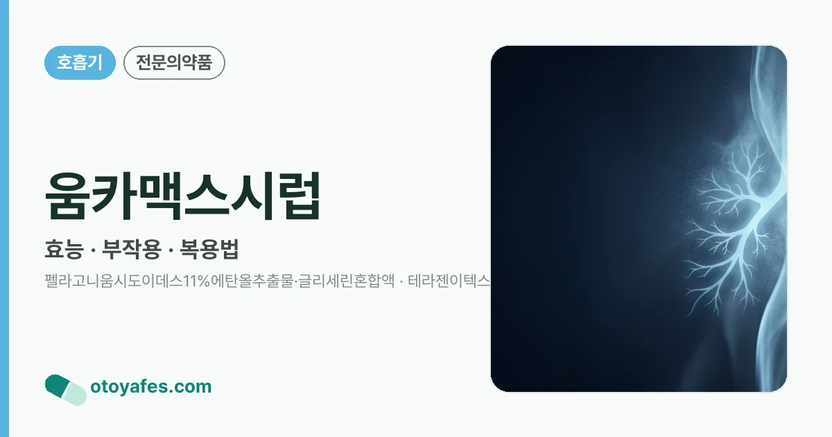 움카맥스시럽 정리 썸네일
