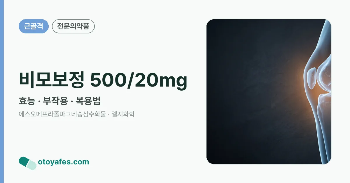 비모보정 500/20mg 정리 썸네일