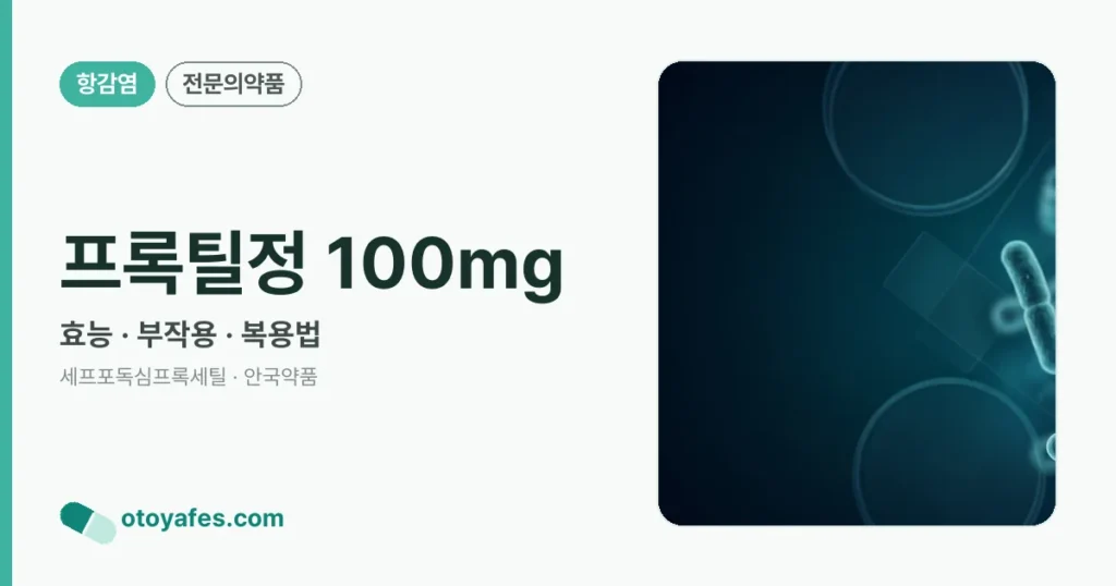 프록틸정 100mg 정리 썸네일