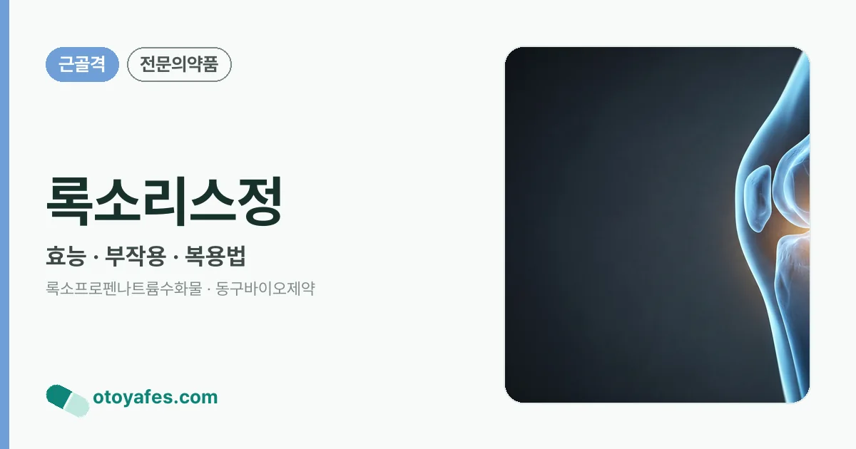 록소리스정 정리 썸네일