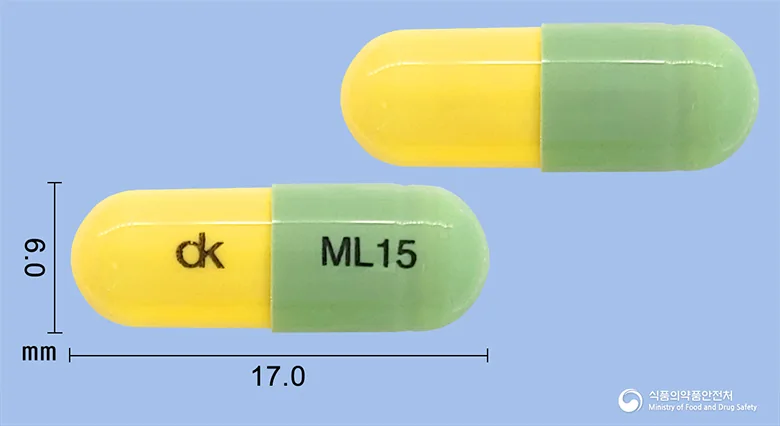 멜시빅캡슐15밀리그램 실물 사진