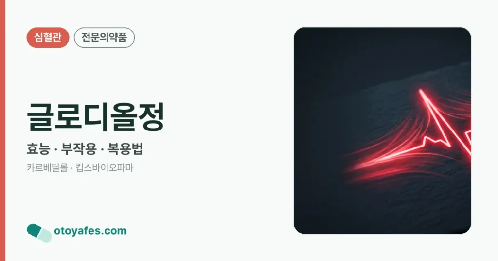 글로디올정 정리 썸네일
