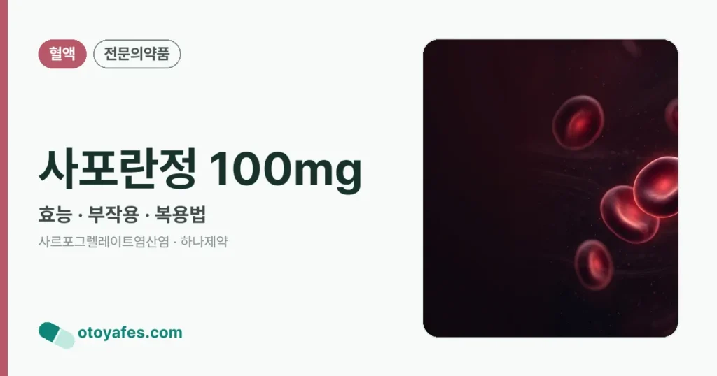 사포란정 100mg 정리 썸네일