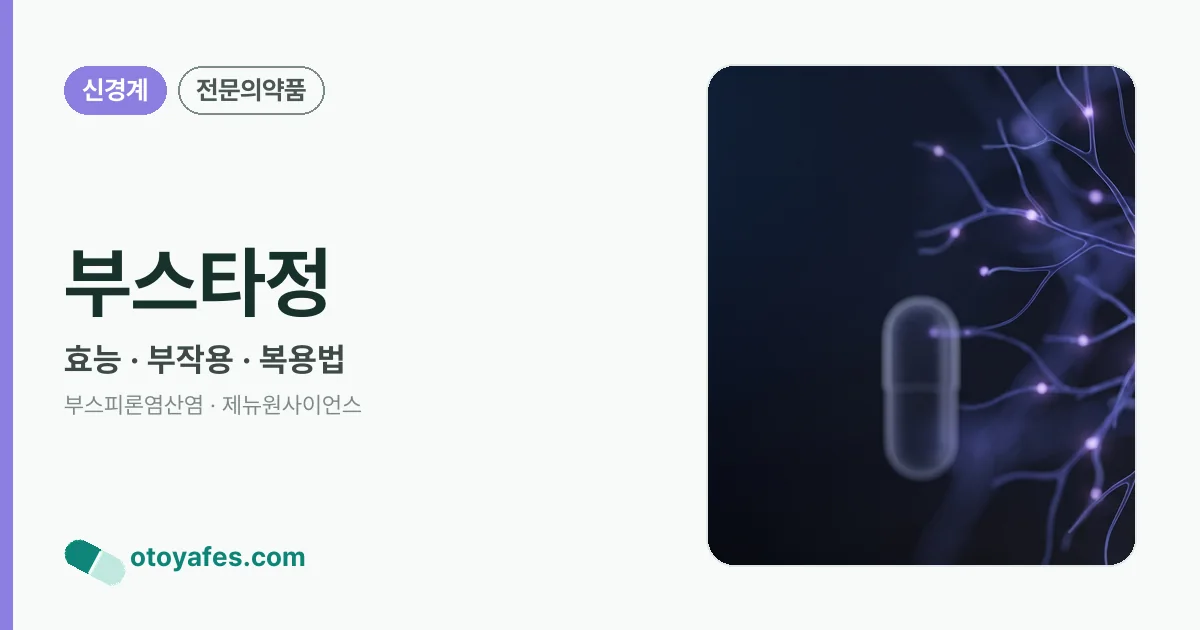 부스타정 정리 썸네일