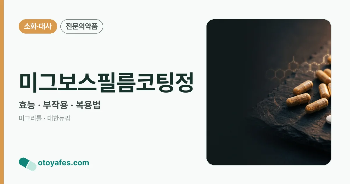미그보스필름코팅정 정리 썸네일