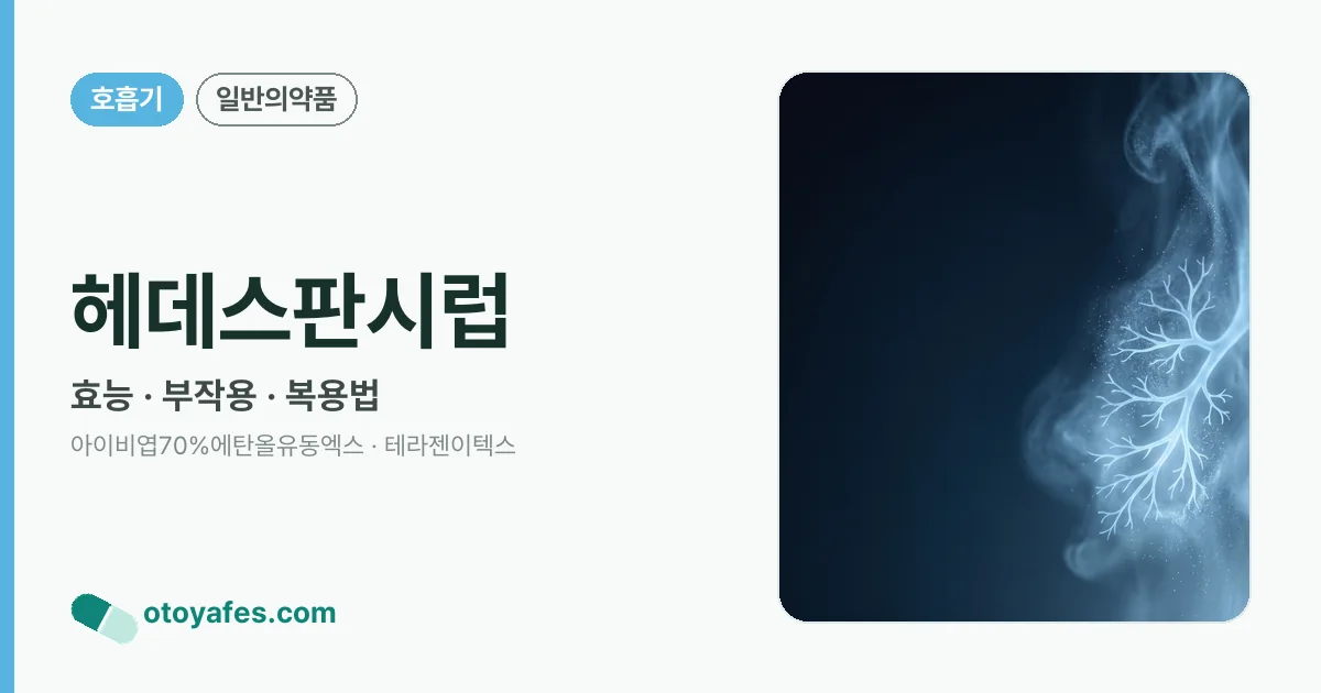 헤데스판시럽 정리 썸네일