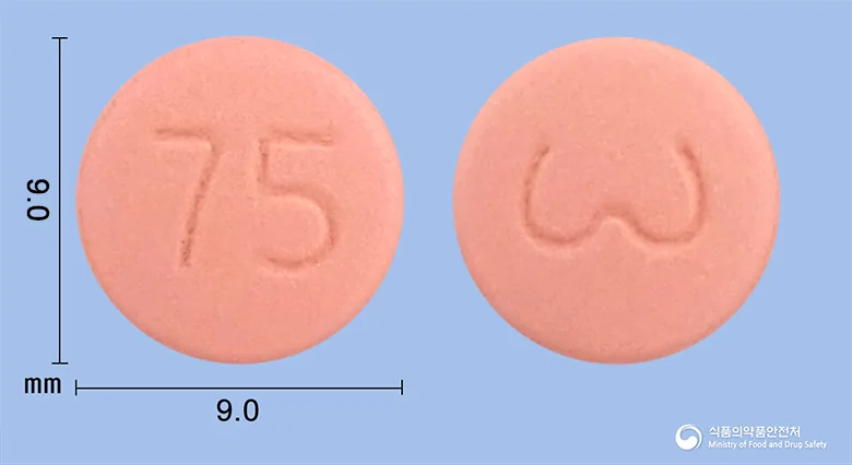 피도그린정75mg 실물 사진