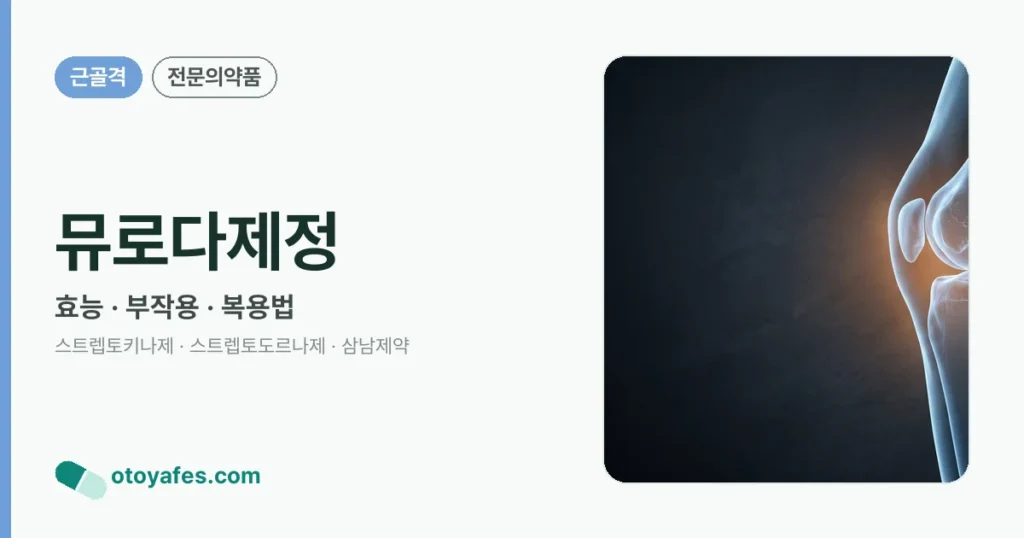 뮤로다제정 정리 썸네일