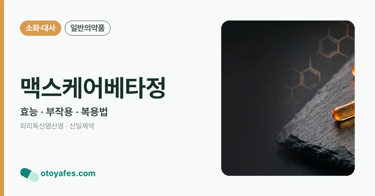 맥스케어베타정 정리 썸네일