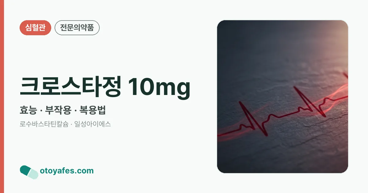 크로스타정 10mg 정리 썸네일