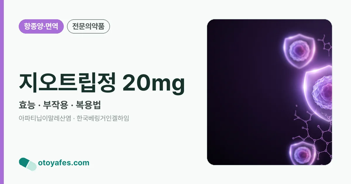 지오트립정 20mg 정리 썸네일