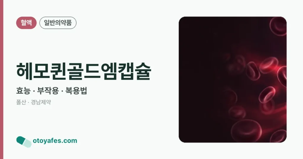 헤모퀸골드엠캡슐 정리 썸네일
