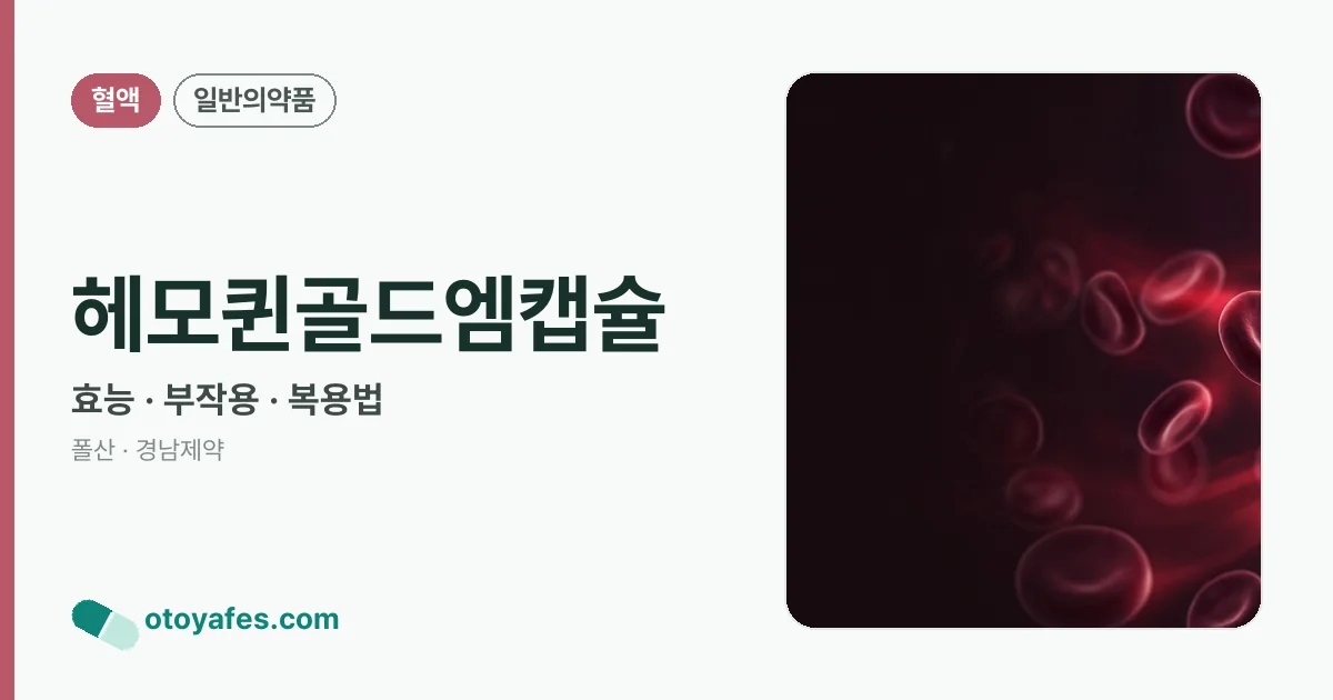 헤모퀸골드엠캡슐 정리 썸네일