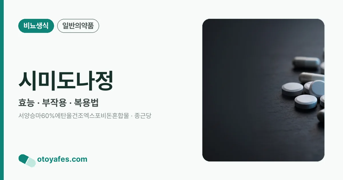 시미도나정 정리 썸네일
