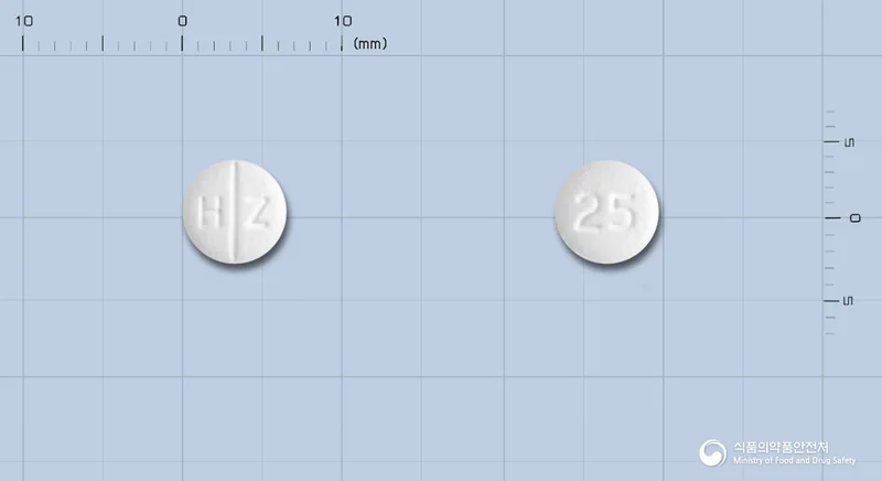 토피메정25밀리그램 실물 사진