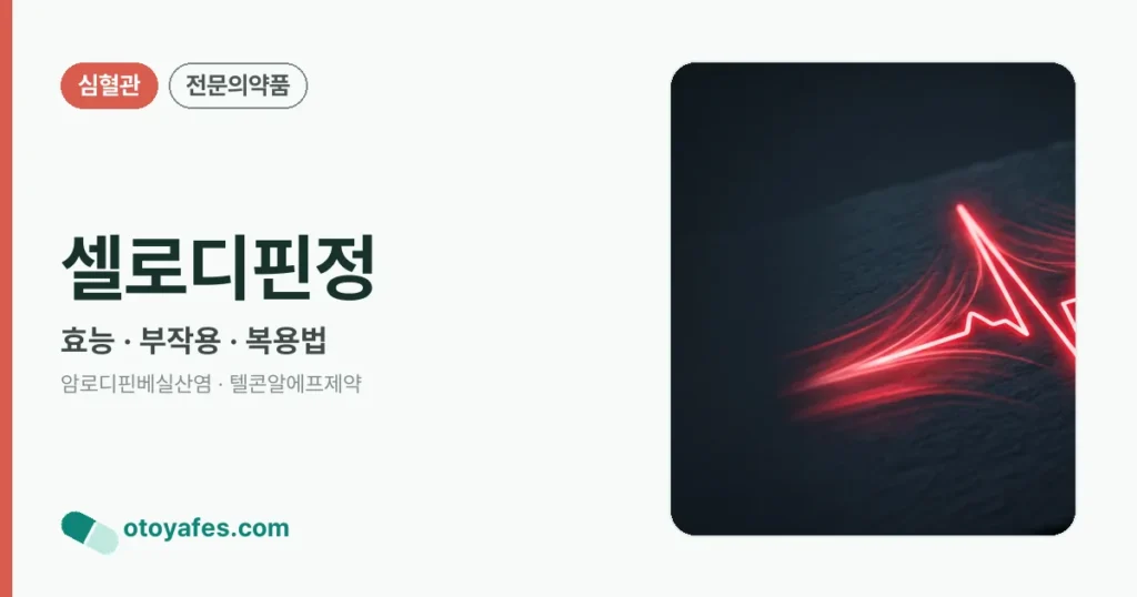 셀로디핀정 정리 썸네일